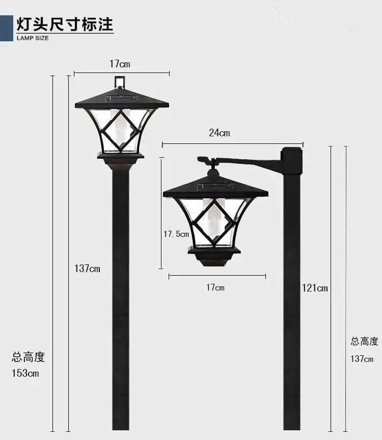 Solar Landscape Lights Outdoor Garden Dual Purpose LED