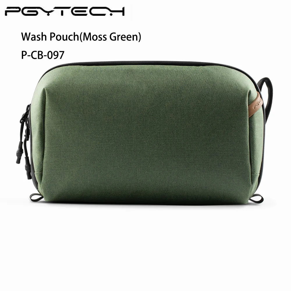 PGYTECH Wash Pouch Hanging Toiletry Bag for Men, Waterproof Dopp Kit Travel Makeup Bag Organizer for Toiletries & Cosmetics
