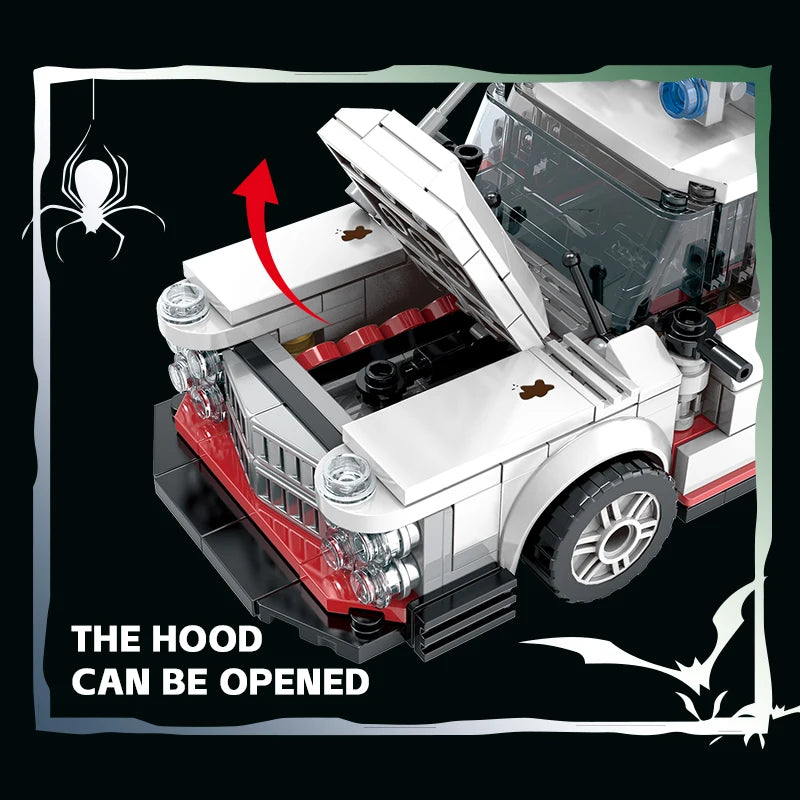 Hign-concerned Ghostbusters Ecto 1 Vehicle Building Blocks