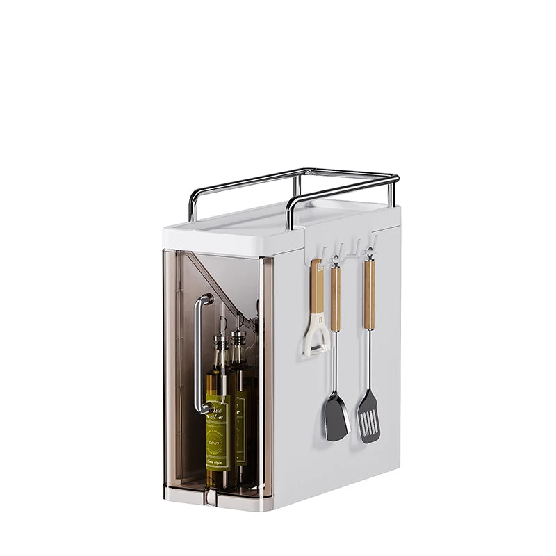 HiMISSH 3 Layer Kitchen Utensil Rack Pullout Organizer