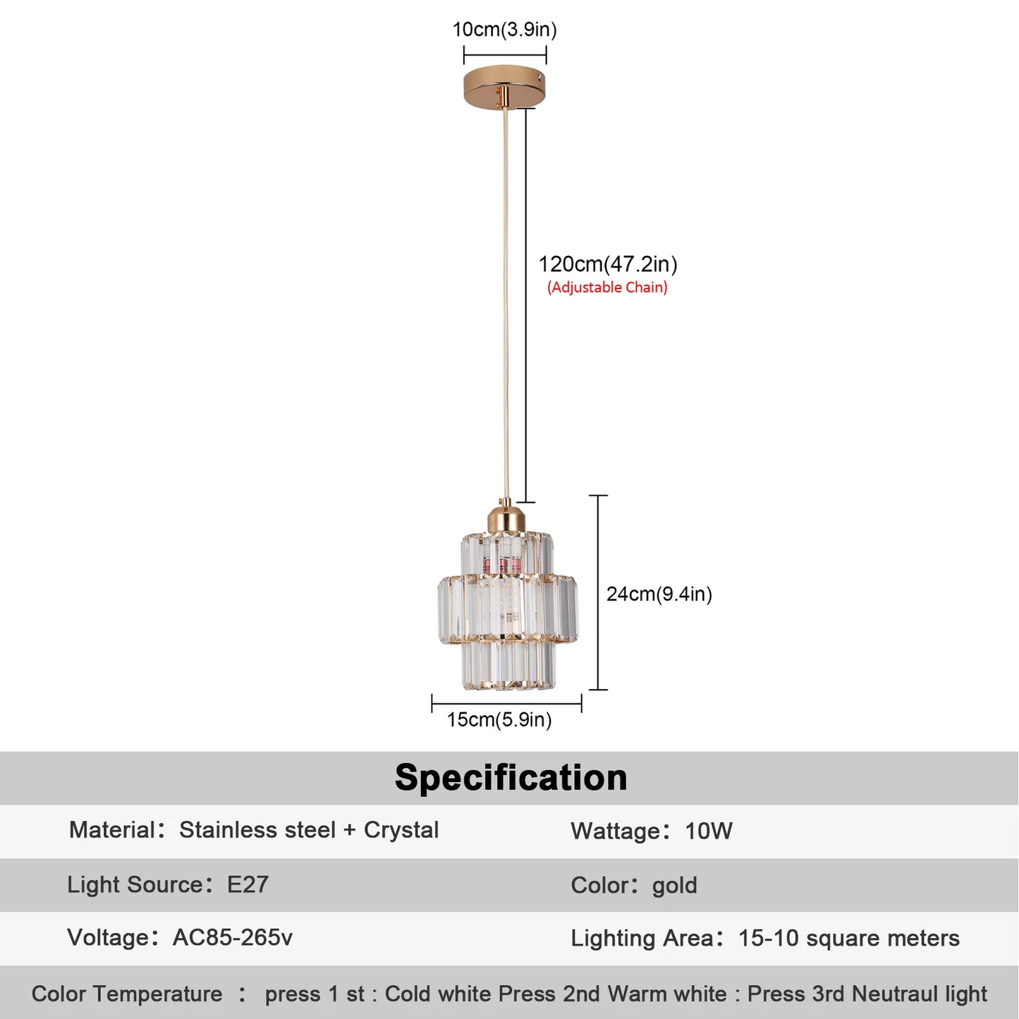 Led Crystal Pendant Light Green Chandelier Modern Hanging Ceiling Lamp Fixture Aisle Dining Room Kitchen Island Retro Home Decor
