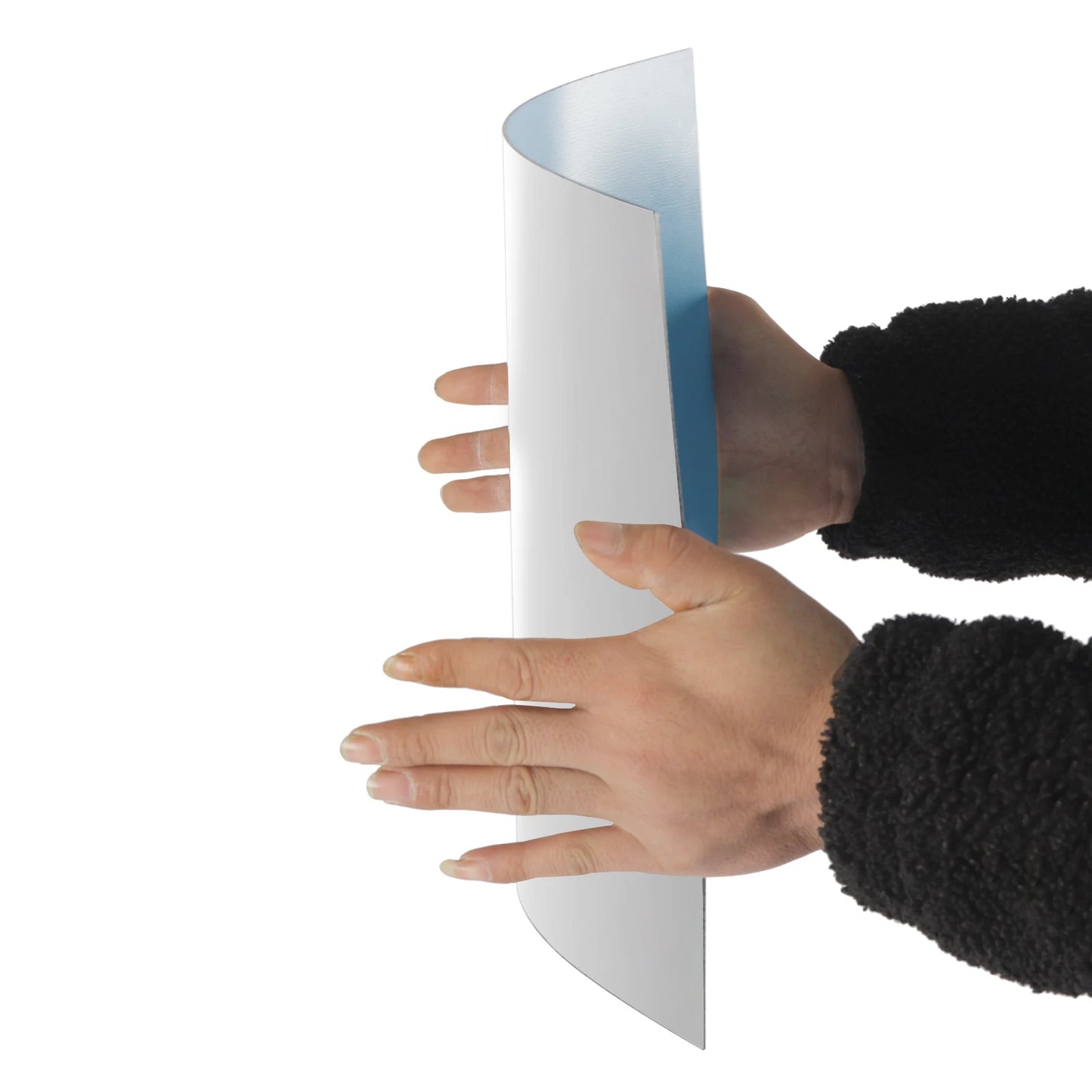 16pcs 30.5*35.5cm Mirror Wall Sticker Acrylic Decal Decoration Soft Plastic Mirror Sheets Home DIY Self-adhesive Mirror