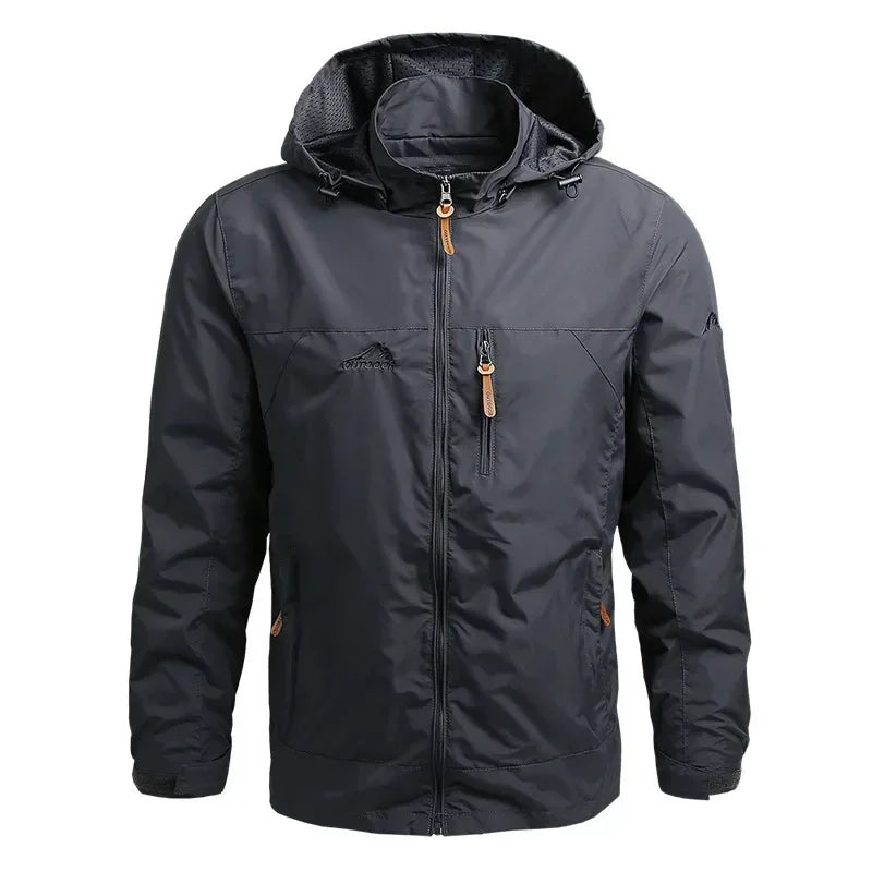 Guangxi Guangdong Men Waterproof Hooded Windbreaker Jacket