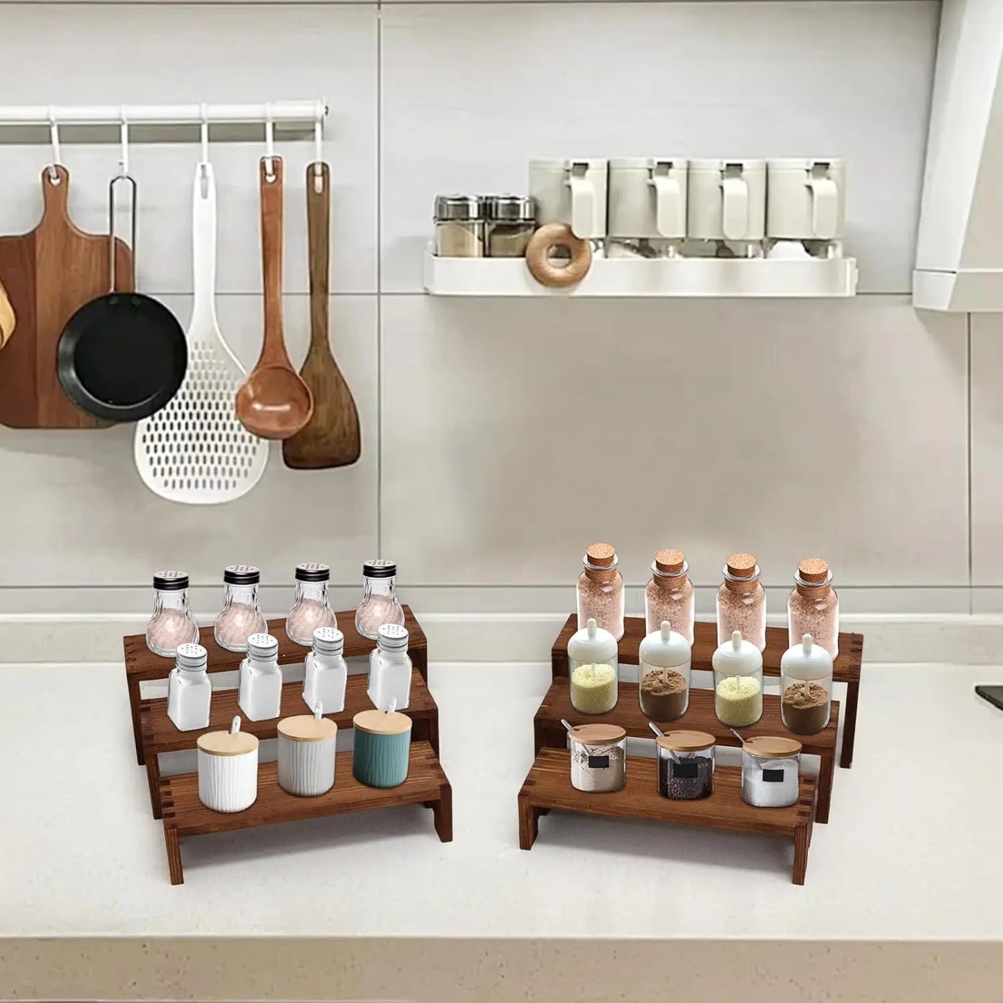 Hign-concerned Wooden Cupcake Display Riser Stand 3 Tier