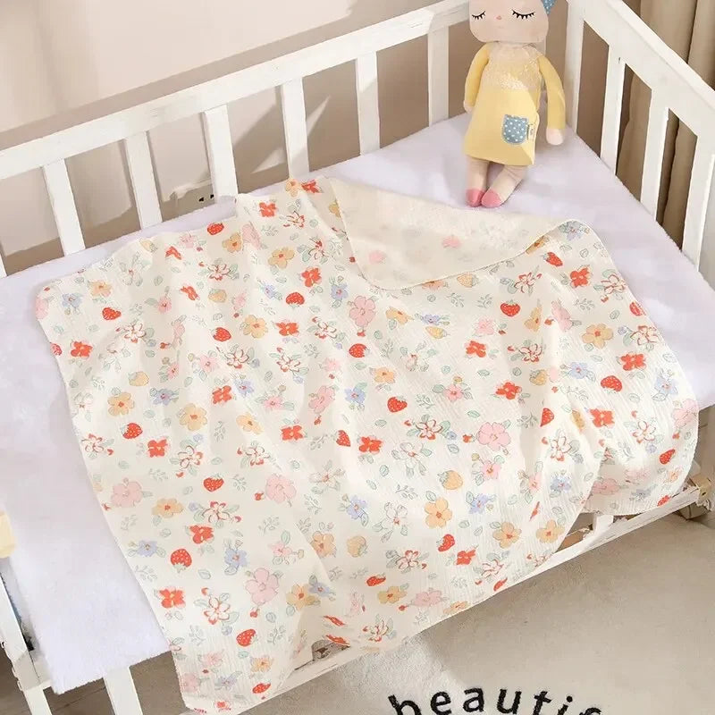 CN Baby Muslin Swaddle Blanket Cotton Receiving Blanket