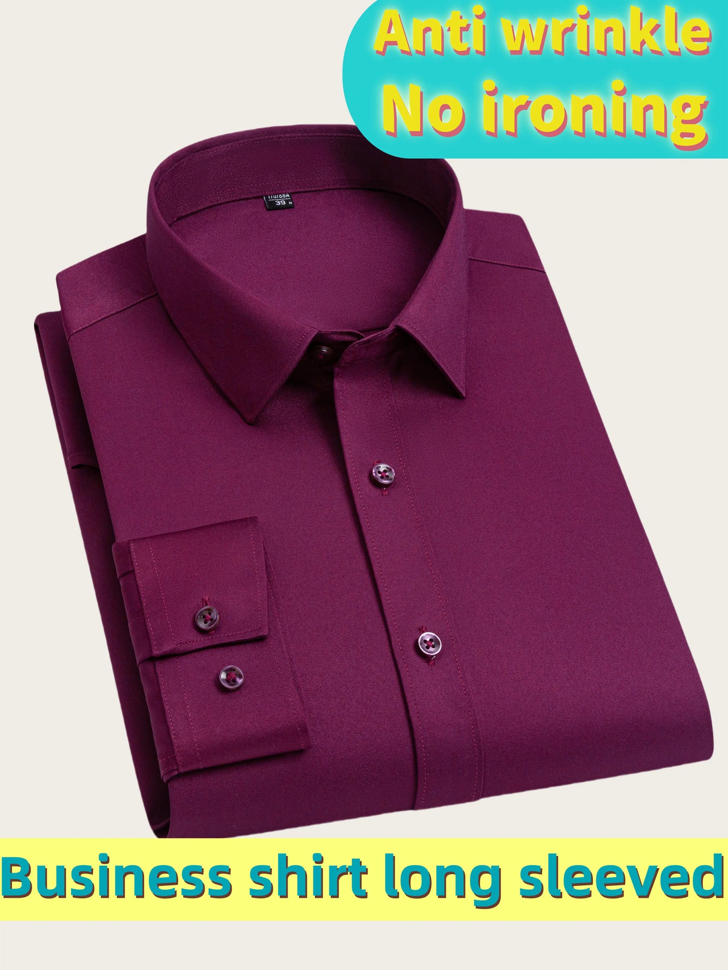 Jiangsu Men's Ultra Stretch Silk Feel Business Shirt