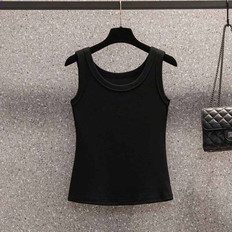 Casual Cotton Tank Top For Women Sleeveless Camisole