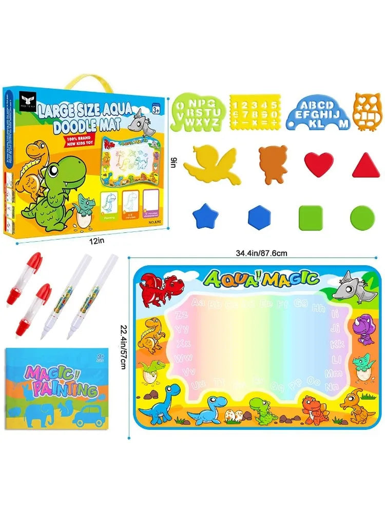 Hign Concerned Water Doodle Mat Dinosaur Drawing Pad Toy
