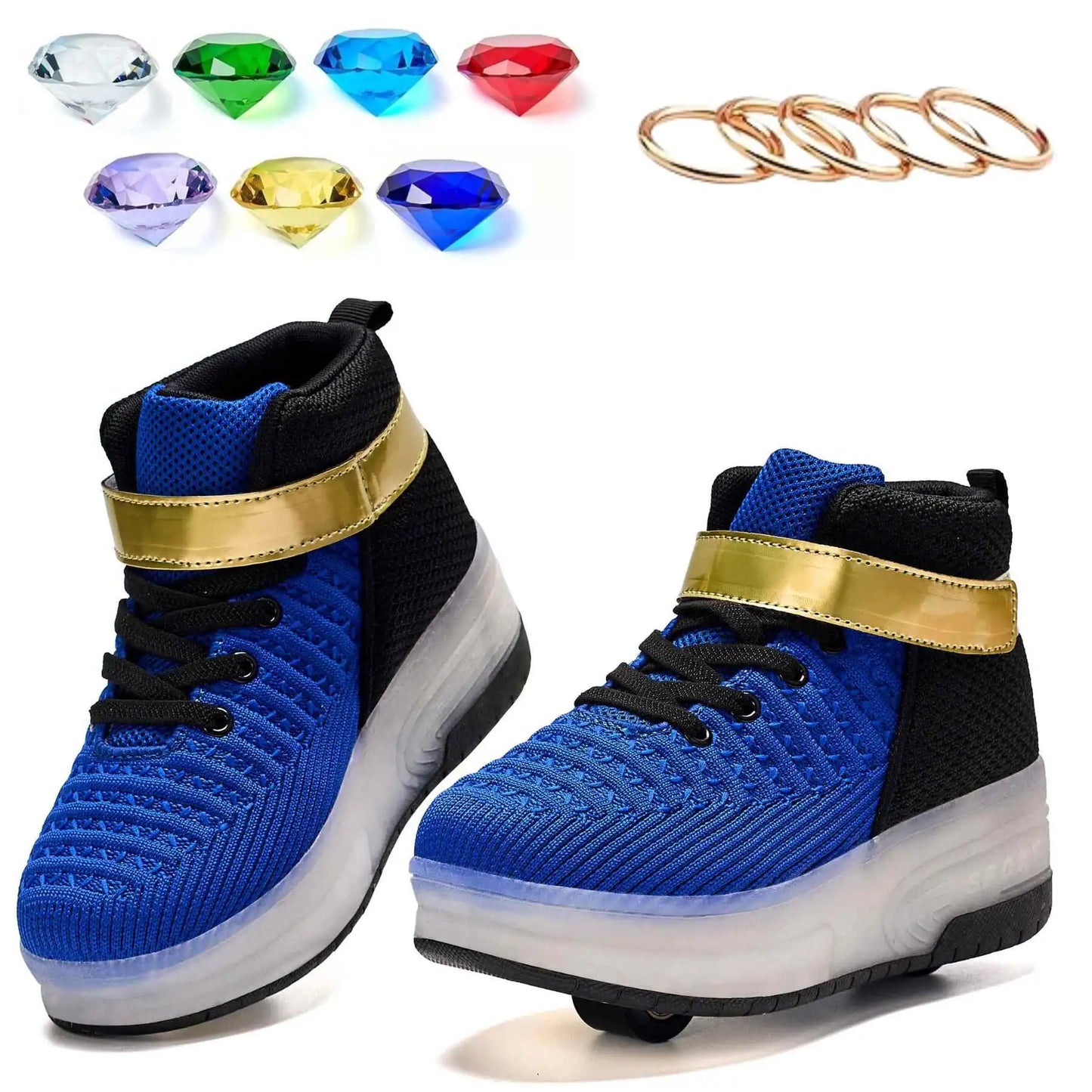 Shadow The Hedgehog Roller Skate Shoes For Kids Unisex