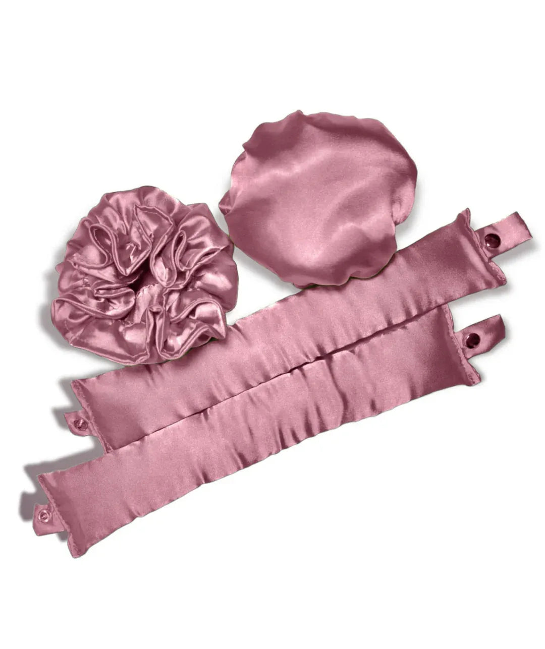Hign-concerned Heatless Curling Headband Bonnet Satin