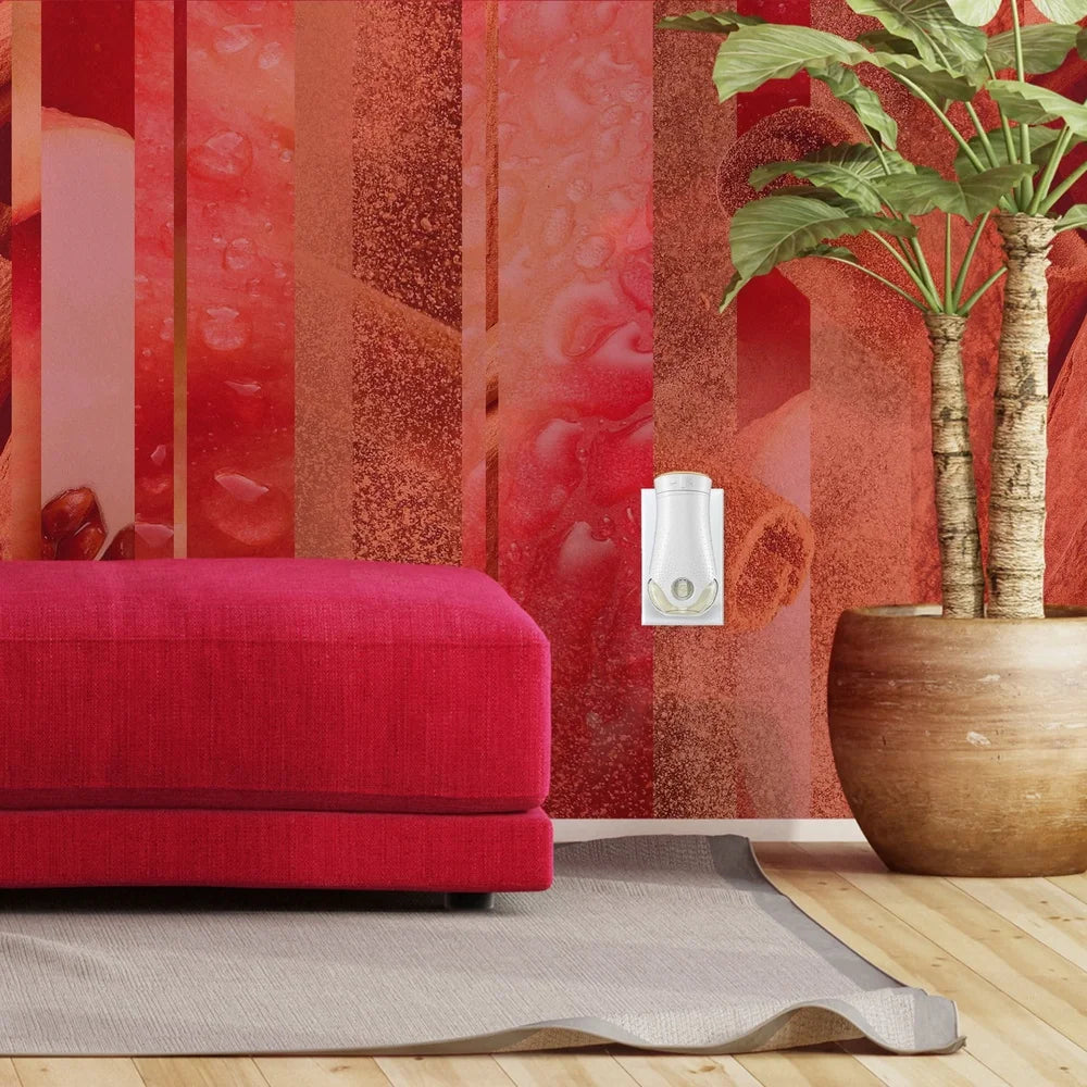 Apple Cinnamon Air Freshener PlugIns 5 Refills Essential Oil Diffuser Cozy Scented Oil Home Fragrance 60 Days Lasting