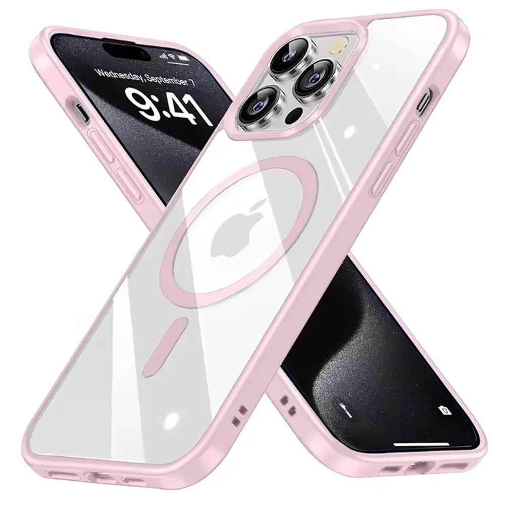 Plain MagSafe Case For IPhone Wireless Charging Slim