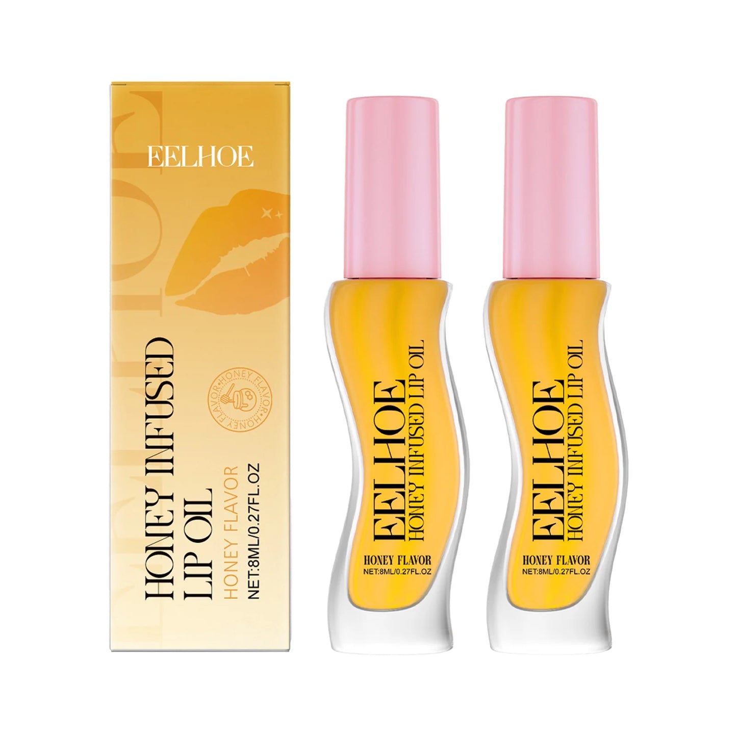 EELHOE Honey Infused Lip Balm Brightening Dark Lips Nourish Moisturizing Lasting Anti-dryness Prevent Cracking Gentle Lip Care