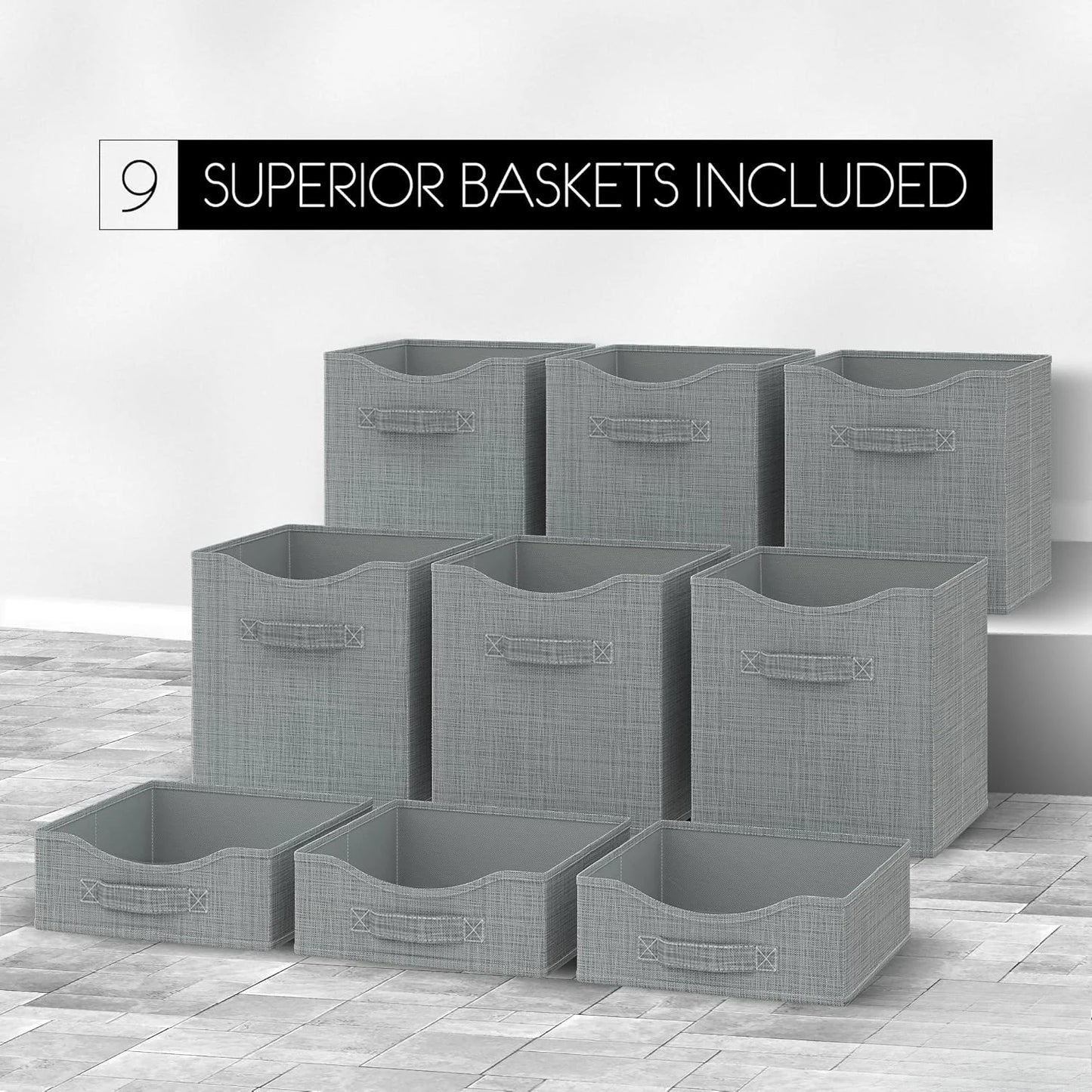 Hign-concerned Cube Closet Organizer With Bins And Drawers