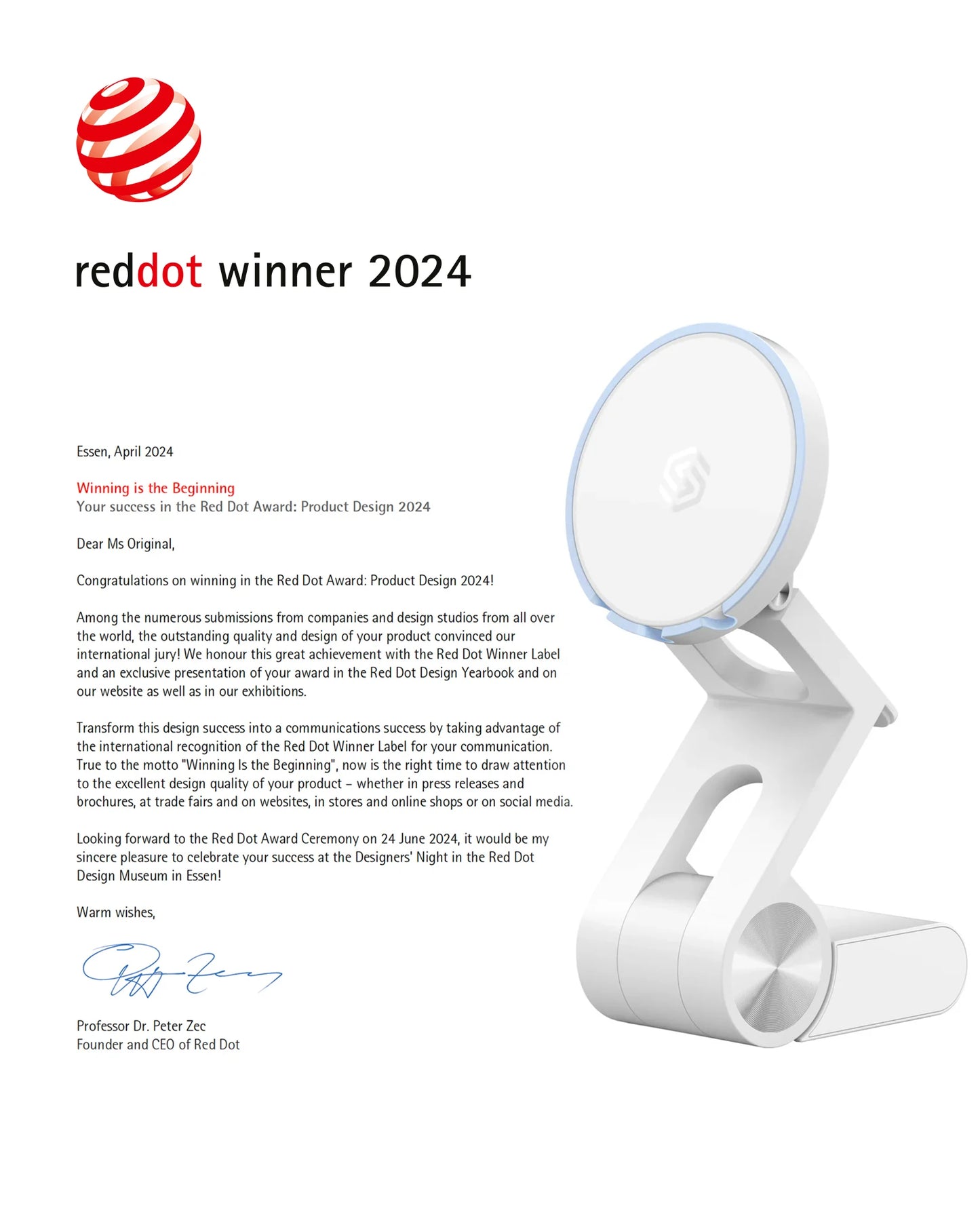 SODICharger Continuity Camera Mount For MacBook Desk Setup