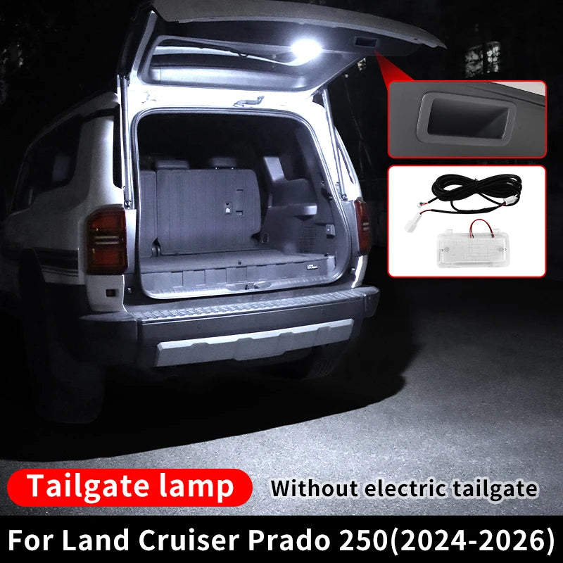 For Toyota Land Cruiser 2024-2025 Prado 250 Lexus 550 gx 550h Tailgate Illuminating Light Upgraded Accessories ambient lighting