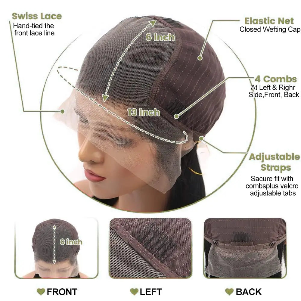 30 40 Inch Body Wave Human Hair Wigs 200 Density 13x4 13x6 Hd Transparent Lace Frontal Wig Preplucked Brazilian Human Hair Wigs