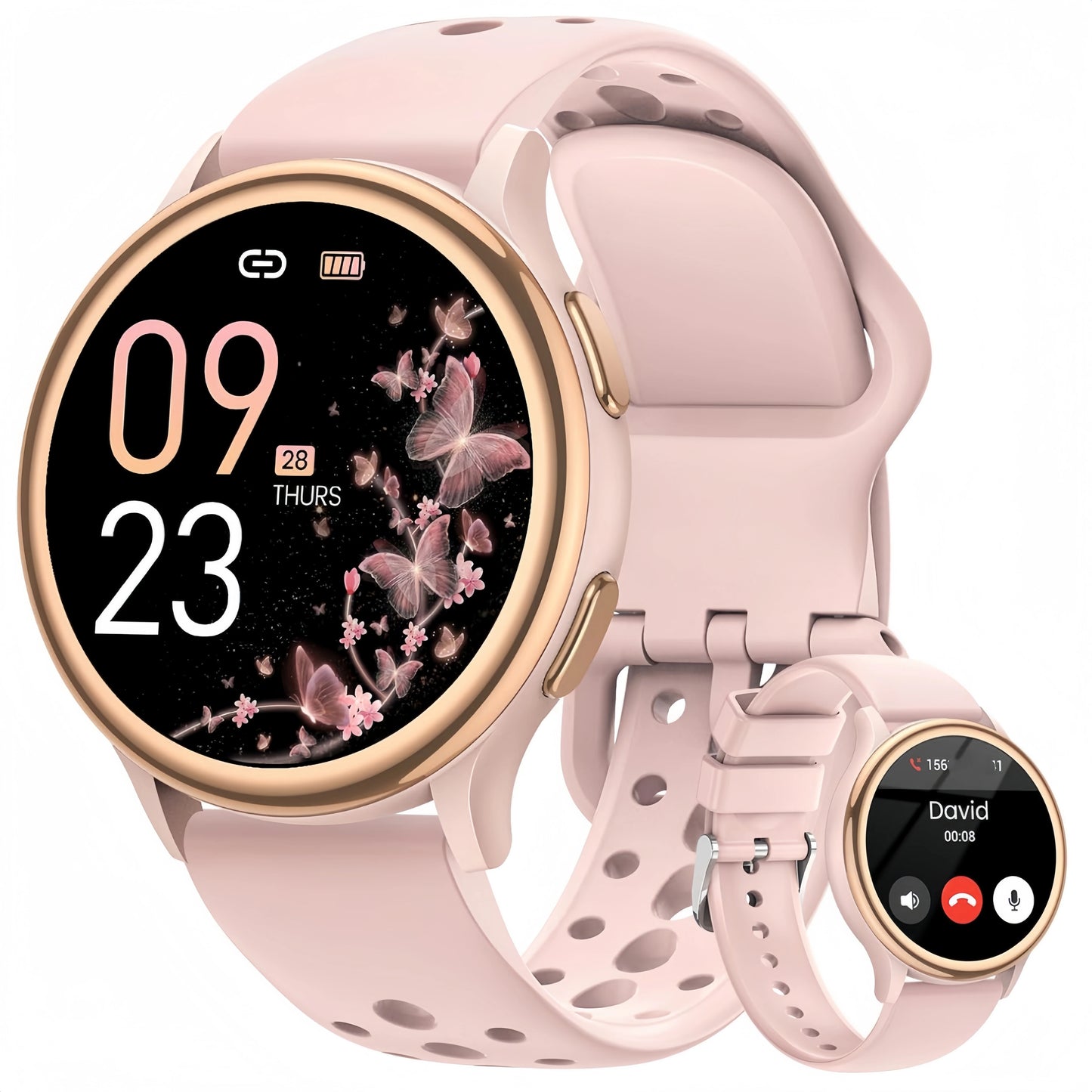 Anyloop Womens Smartwatch Fitness Tracker With 400 Faces