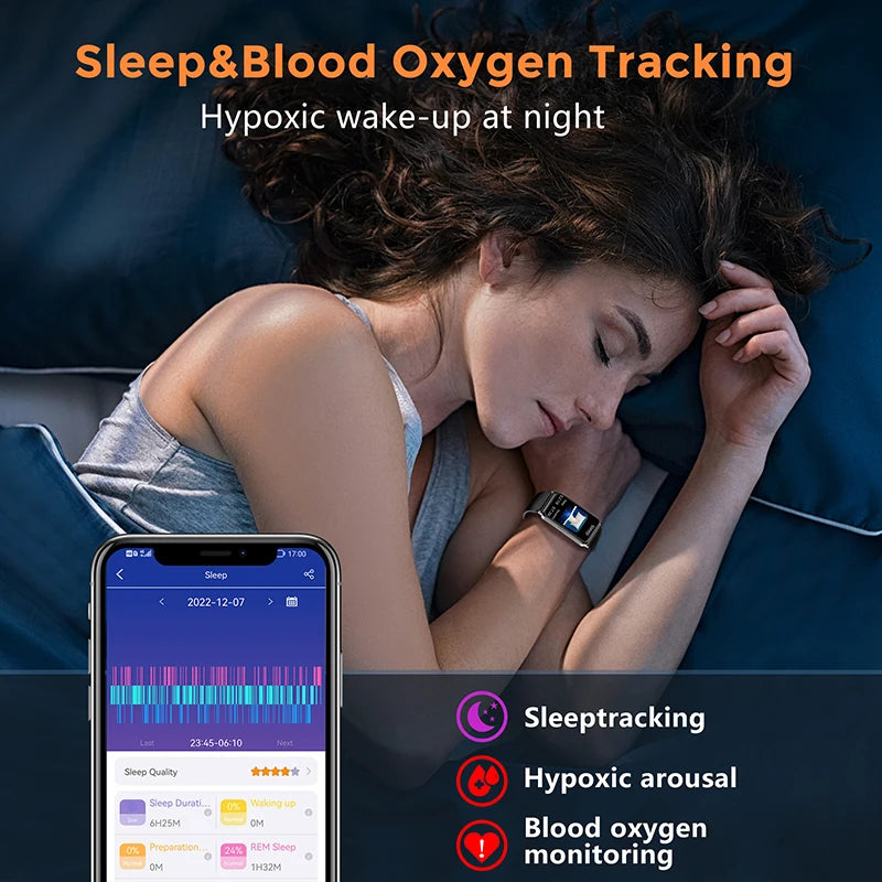 Smart Watch ECG Heart Rate Blood Pressure SpO2 Monitor