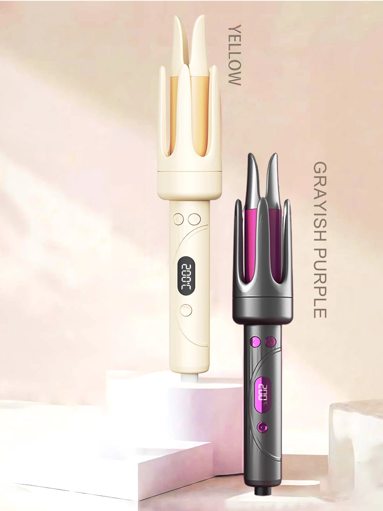 Commodity Auto Curling Iron With Four Heat Settings