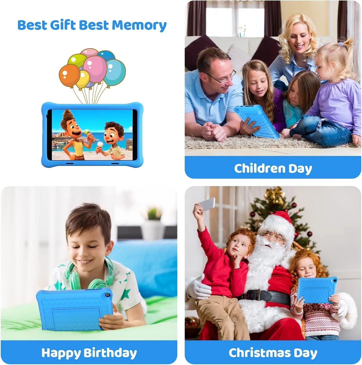 Bestskic Kid Tablet Android Quad Core 2GB RAM 32GB Storage