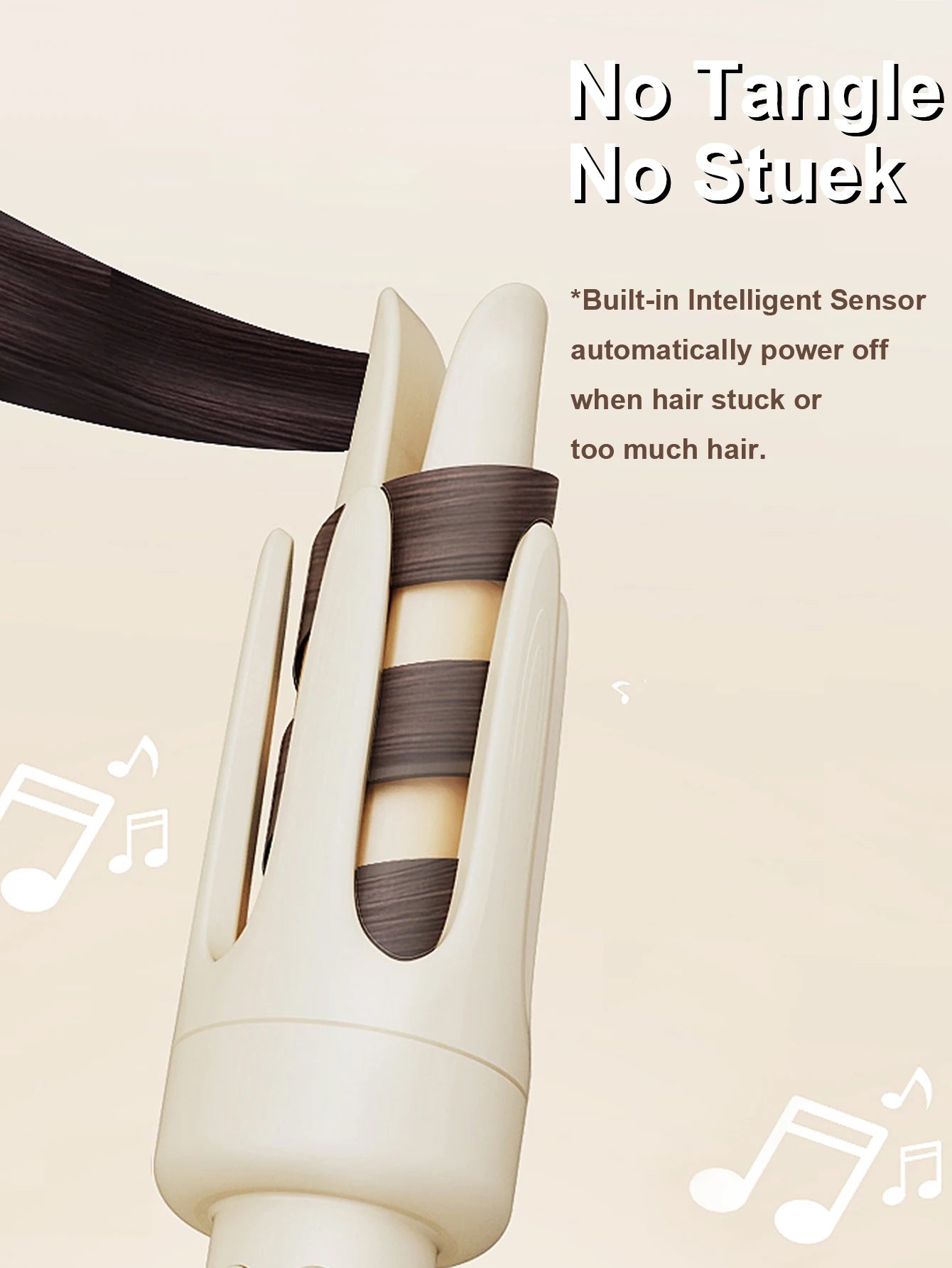 Commodity Auto Curling Iron With Four Heat Settings