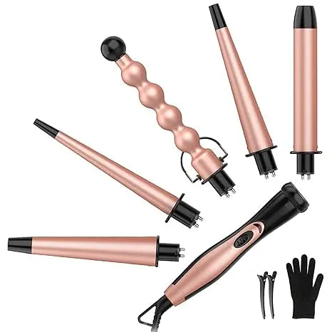 Bestope Pro Curling Wand Set With Interchangeable Barrels