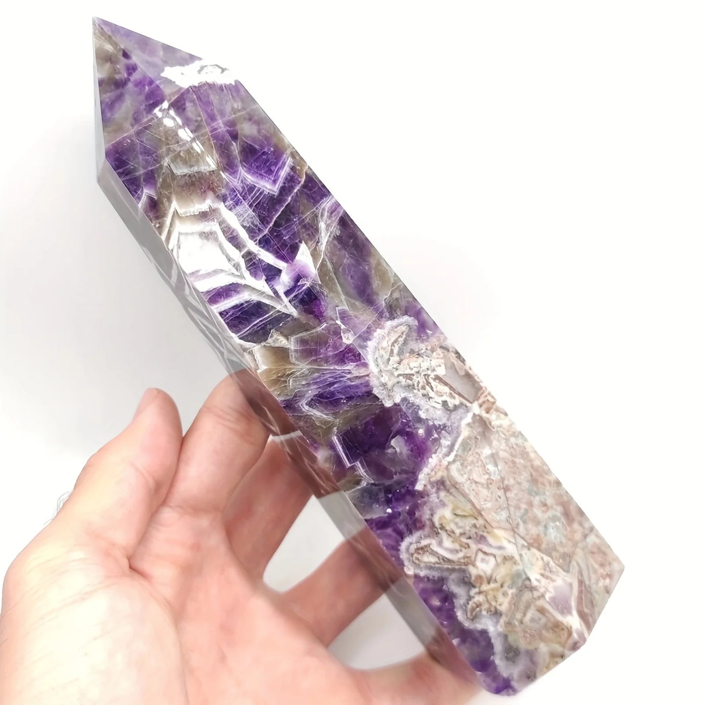 CrystalHola Dream Amethyst Wand Crystal Tower Home Decor