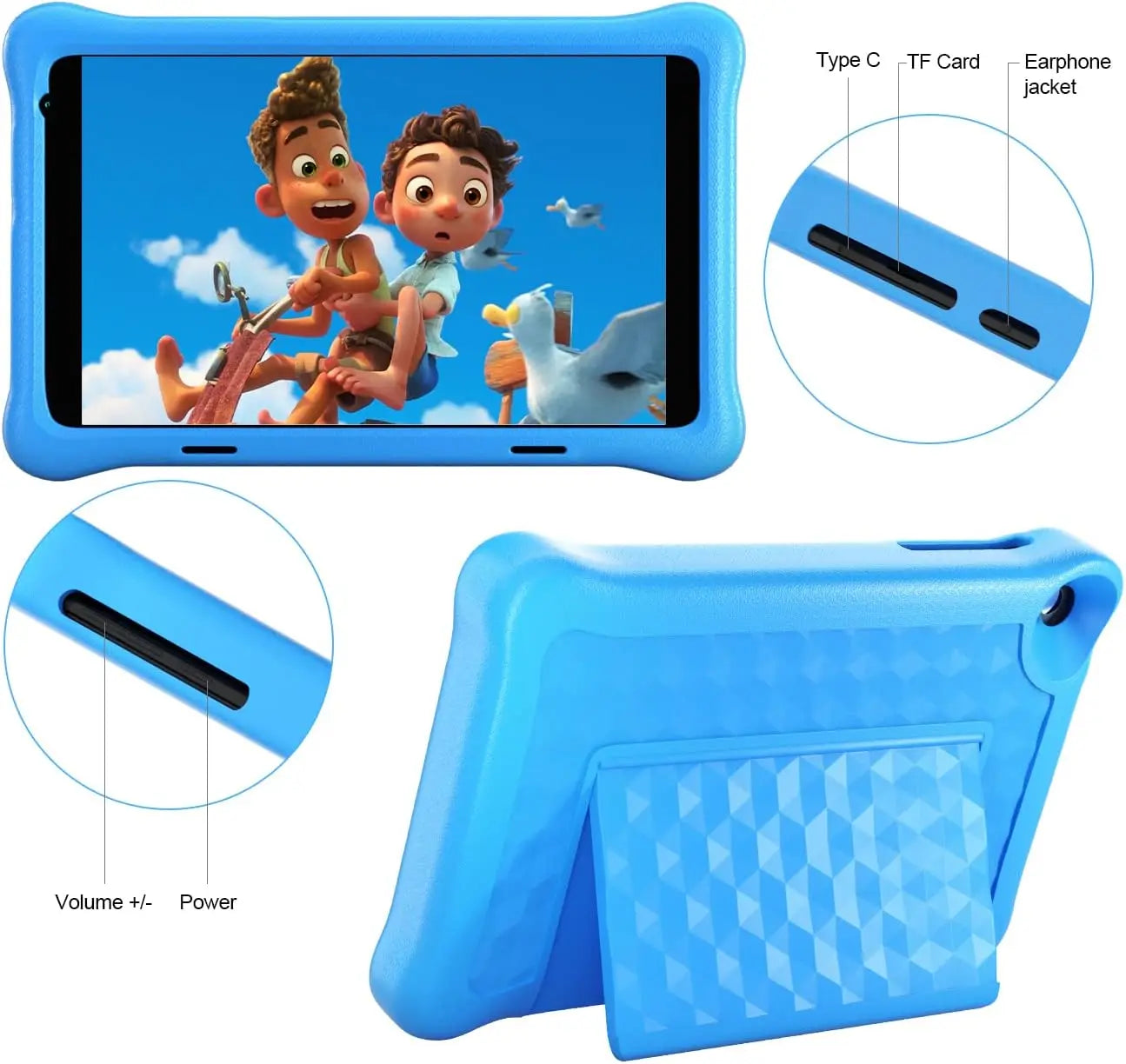 Bestskic Kid Tablet Android Quad Core 2GB RAM 32GB Storage