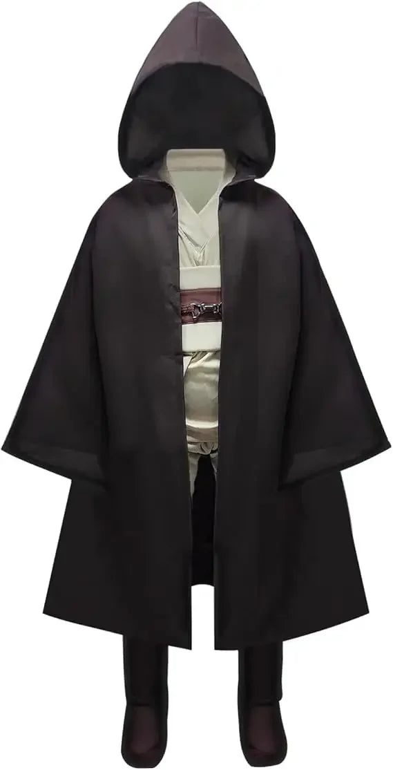 Zhejiang Jedi Knight Kids Cosplay Costume Obi Wan Robe Belt