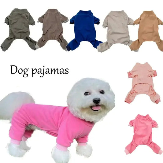 Winter Fleece Dog Pajamas For Small And Medium Dogs