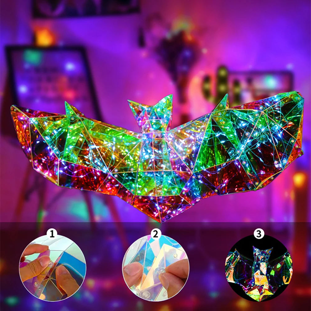 VKTECH LED Ghost Lights Halloween Night Light Figurines