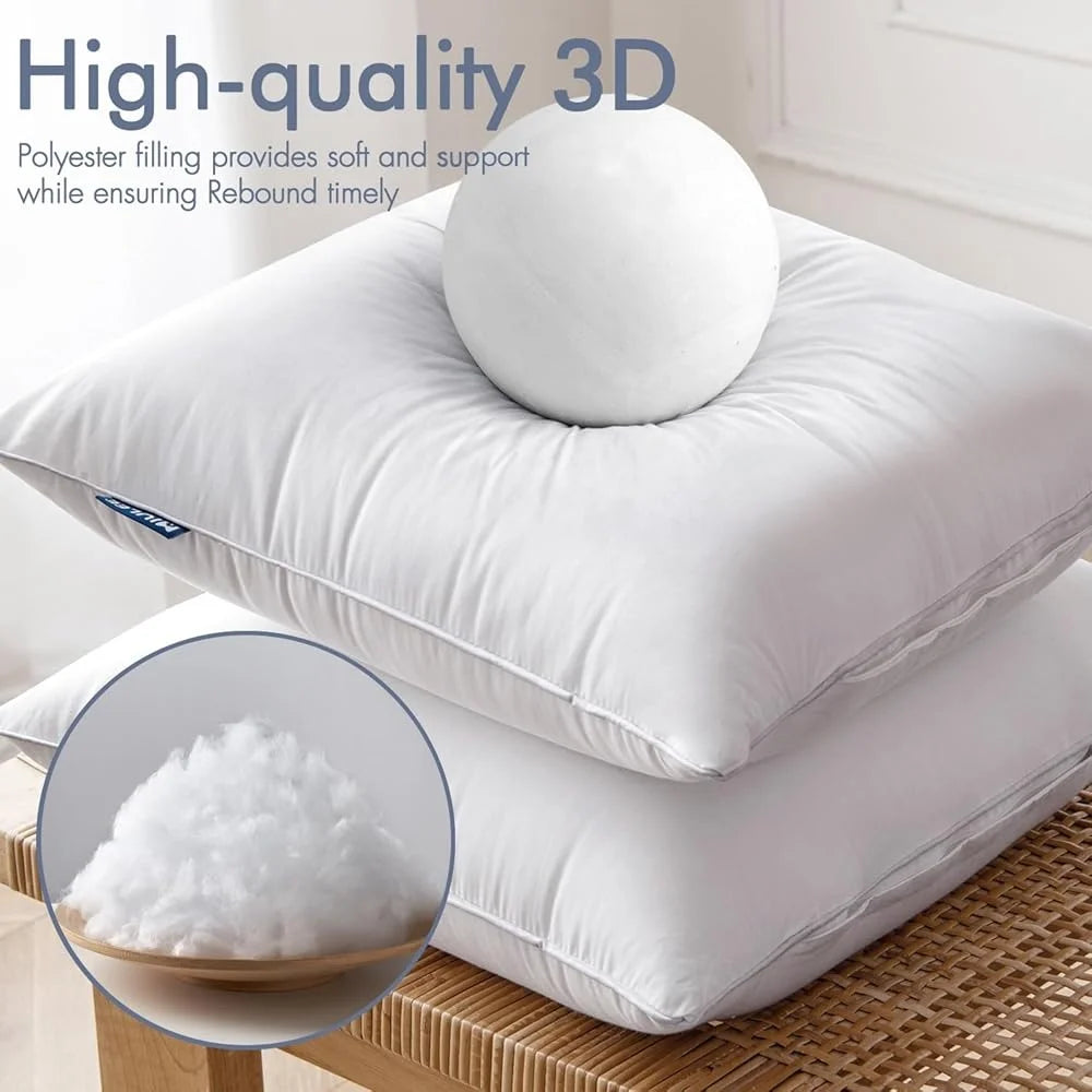 Two Pack Pillow Inserts Polyester Filling For Sofa Cushions