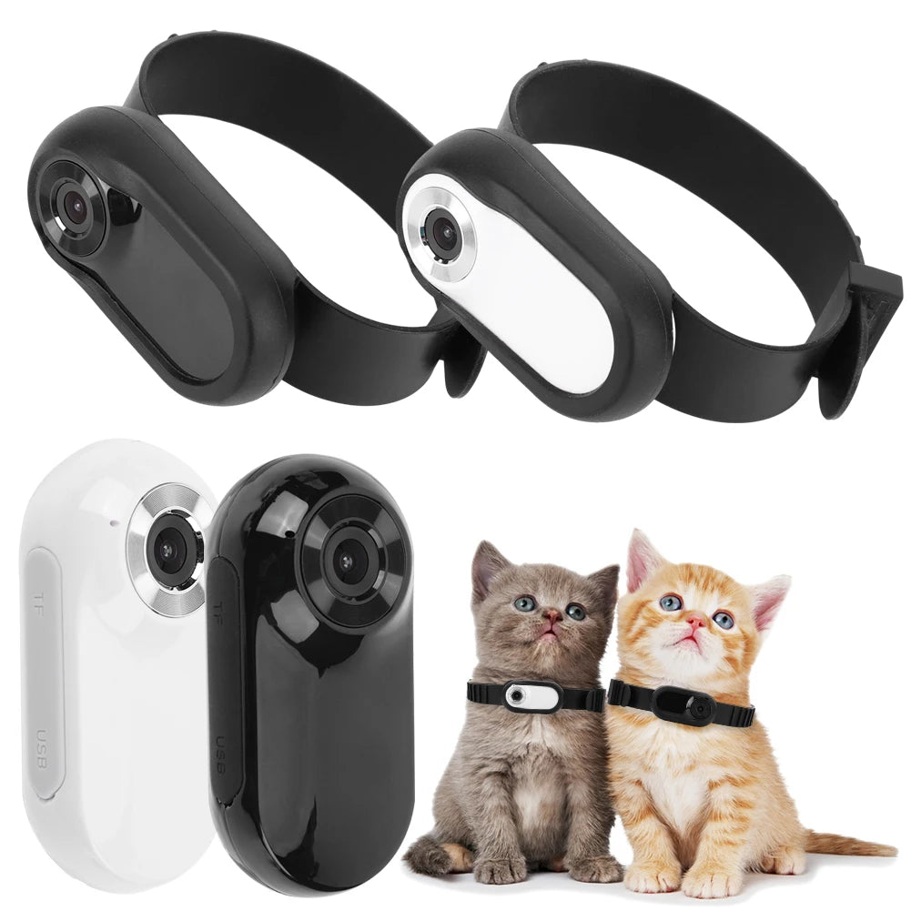 Shunmaii HD 1080P Dog Tracker Collar Wireless Cat Camera