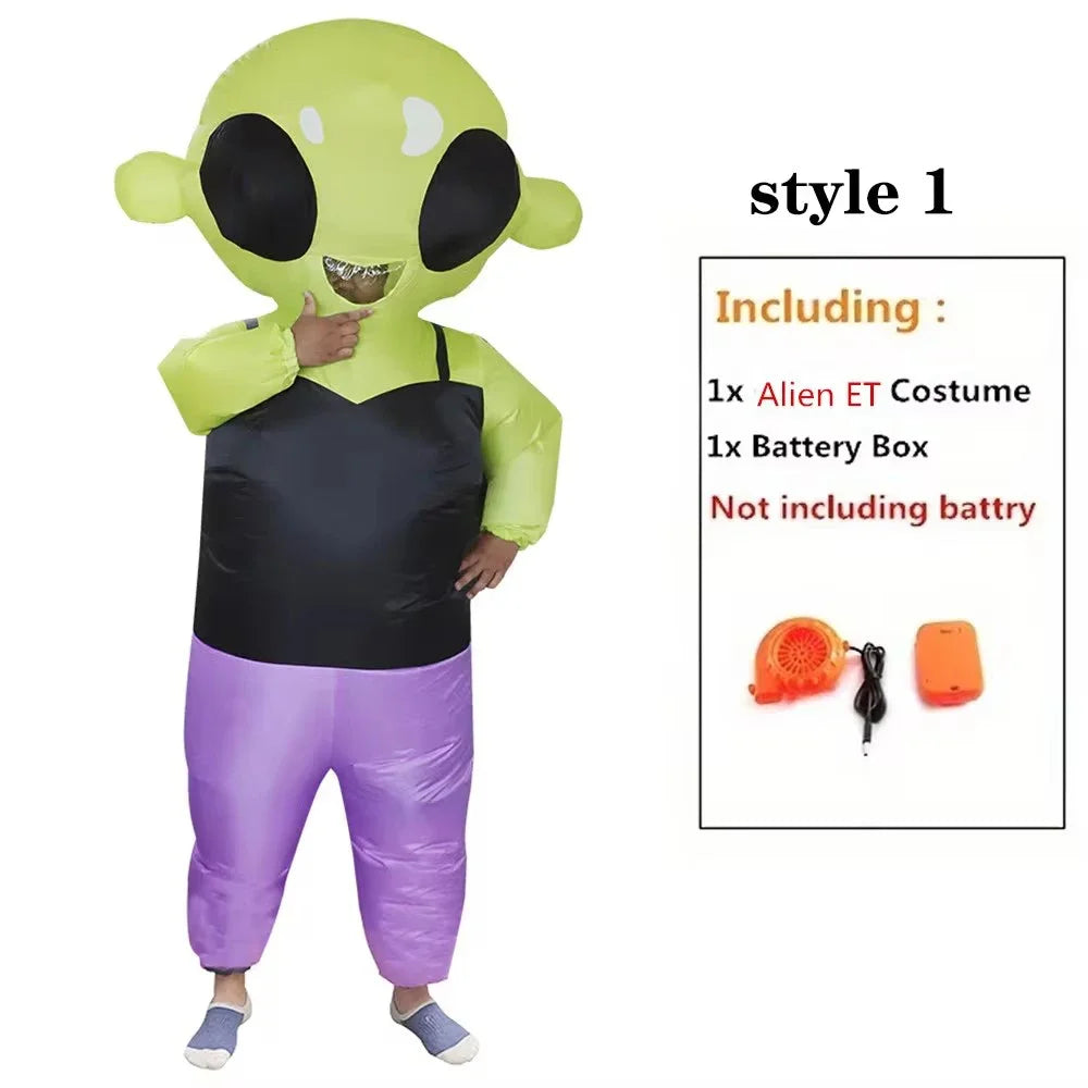 Alien Inflatable Costume Cosplay Suit For Adult Party