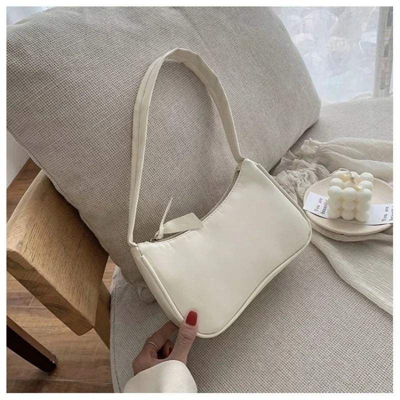 HEONYIRRYCN Retro Soft PU Leather Top-Handle Shoulder Bag