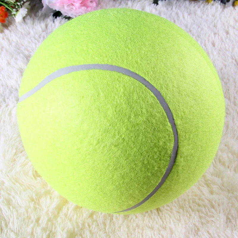 Shunmaii Giant Tennis Ball Dog Chew Toy Inflatable Outdoor