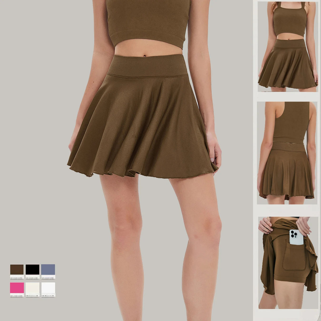 Women Sport Shorts Skirts Summer Breathable Casual Fitness Quick Drying Running Sport Female Active Athletic Yoga Fitness Skirt