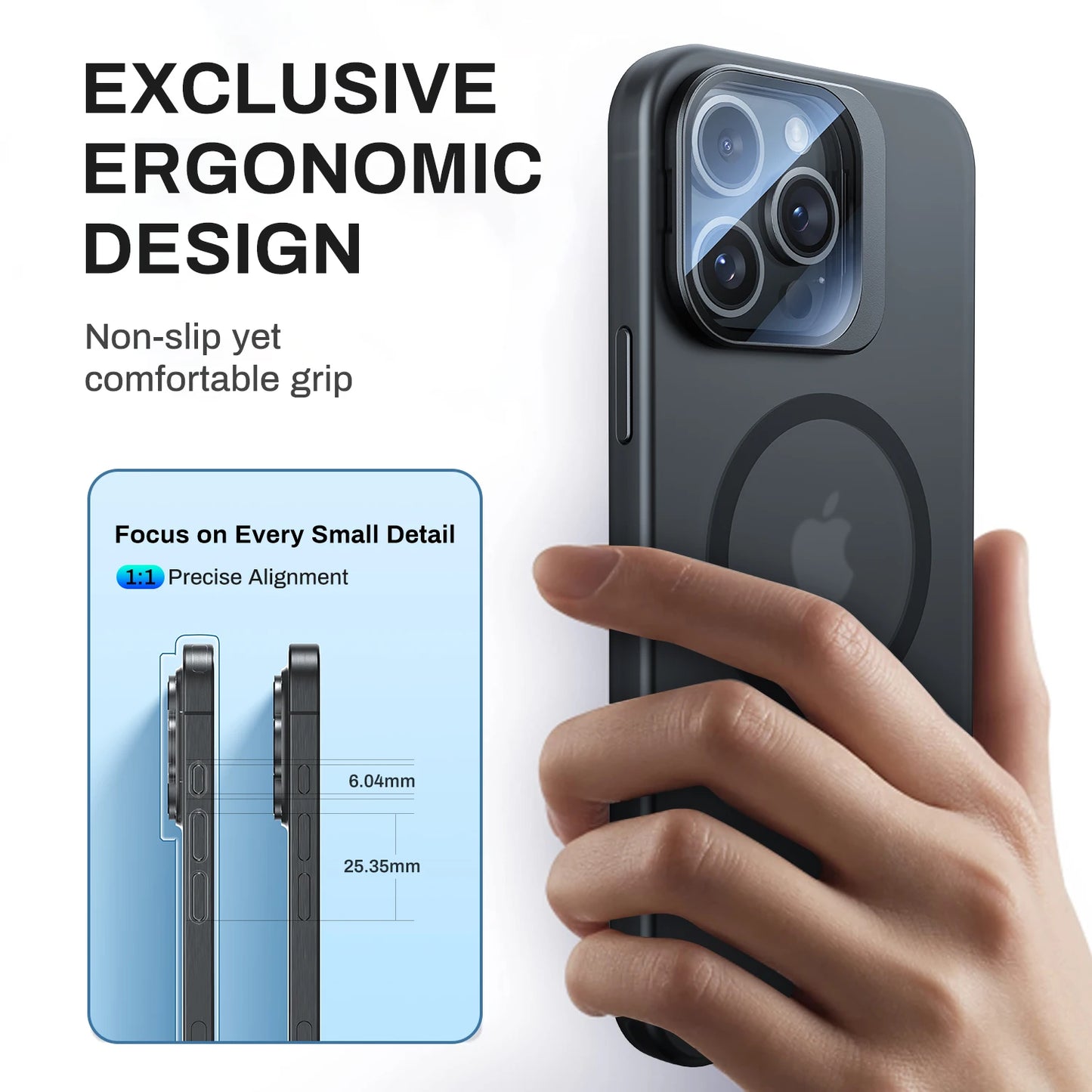 MagSafe Magnetic Case for iPhone 14 15 Series with Stand