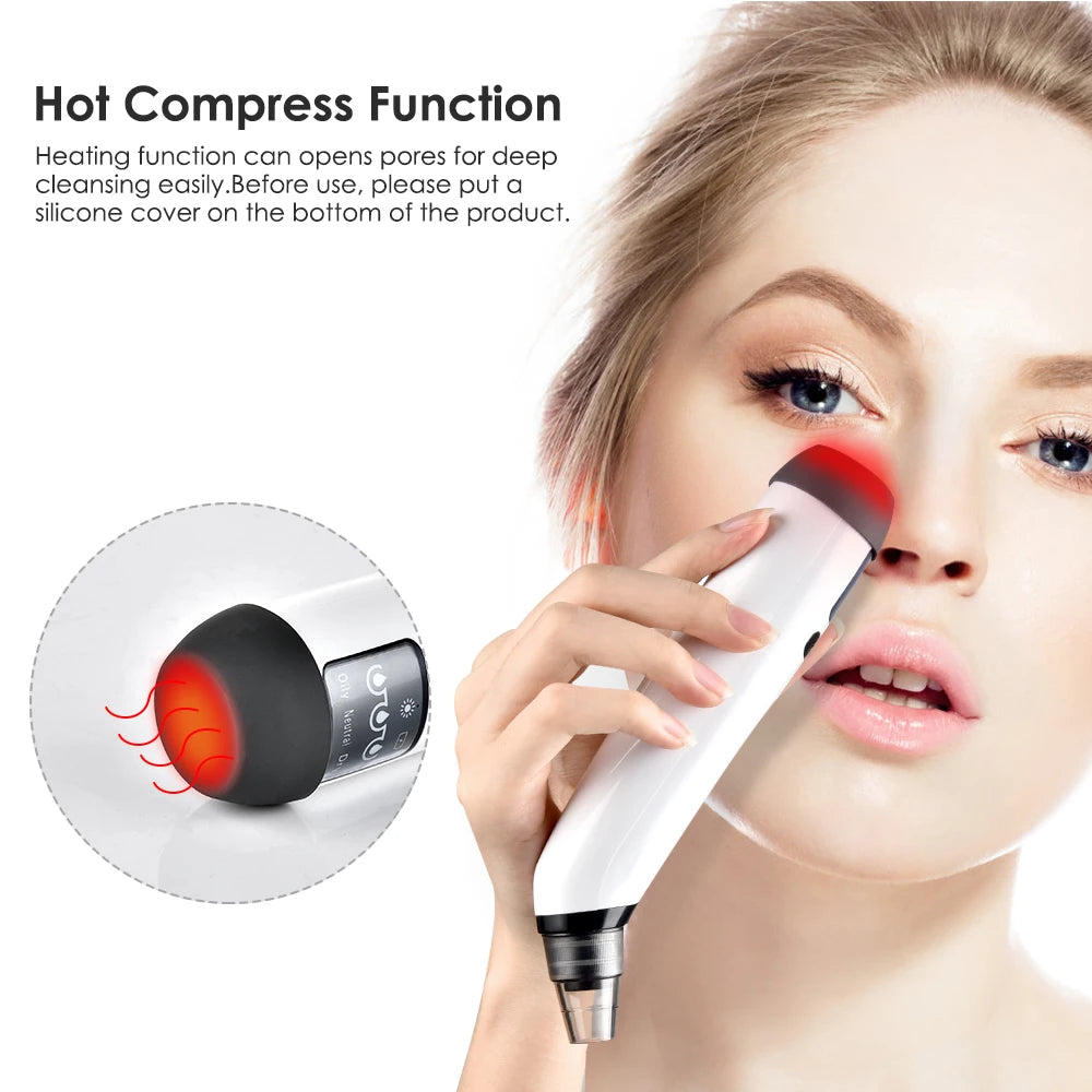 Hailicare Electric Blackhead Remover Pore Vacuum Cleaner