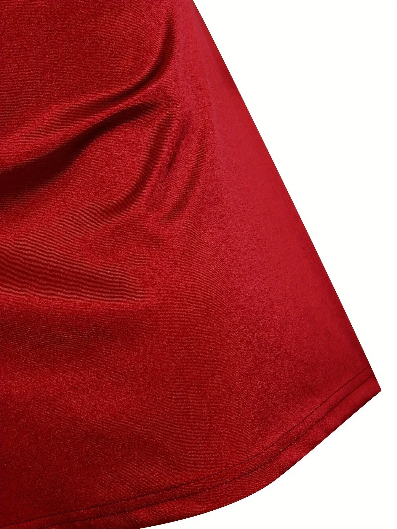 Lady Va Va Voom Satin Hip Suspender Dress For Women