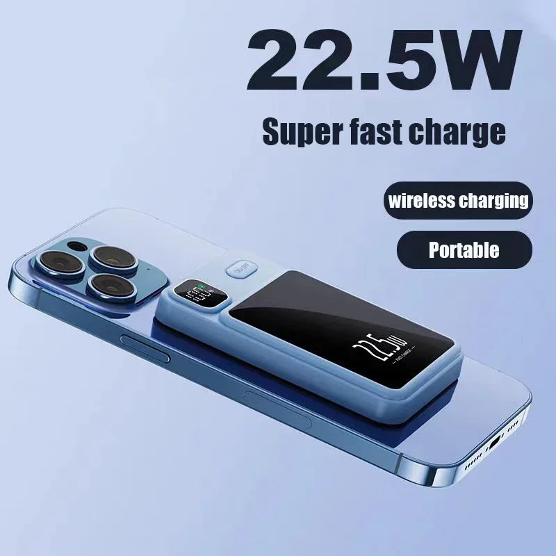 Magnetic Wireless Power Bank 10000mAh Fast Charging
