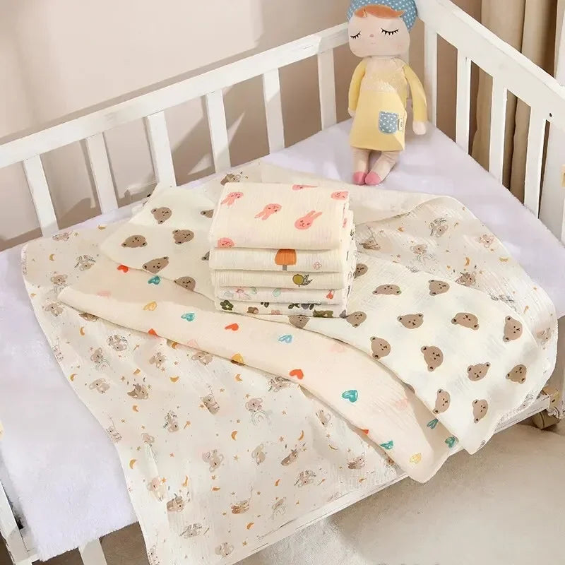 CN Baby Muslin Swaddle Blanket Cotton Receiving Blanket
