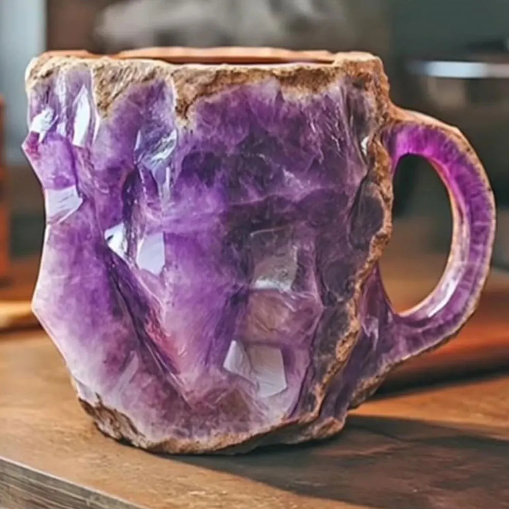 Hign-concerned Mineral Crystal Mug Coffee Cup Gift Set