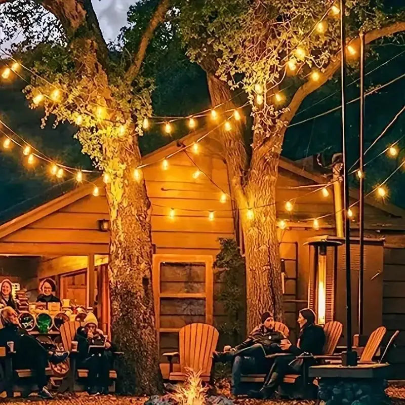 MIMIRGB Outdoor String Lights LED for Patio Holiday Decor