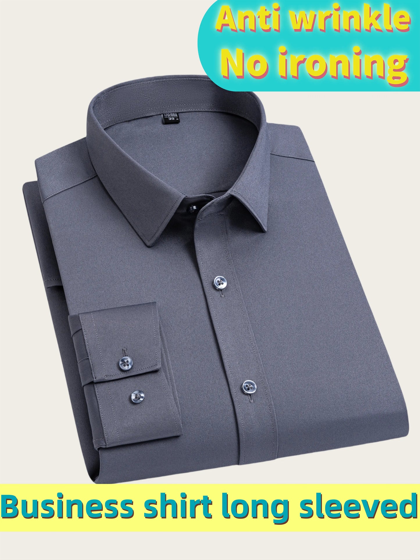 Jiangsu Men's Ultra Stretch Silk Feel Business Shirt