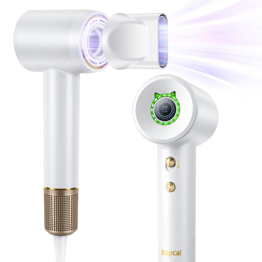 1600W Professional High Speed Hair Dryer 110000RPM Brushless Cold Hot blower Silent Touch Screen Home Hair Dryer Fast Dry