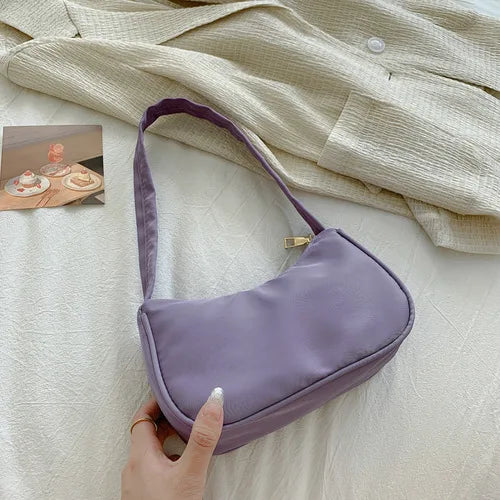 HEONYIRRYCN Retro Soft PU Leather Top-Handle Shoulder Bag