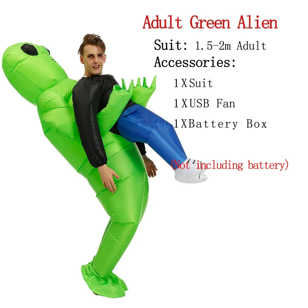 Alien Inflatable Costume Cosplay Suit For Adult Party