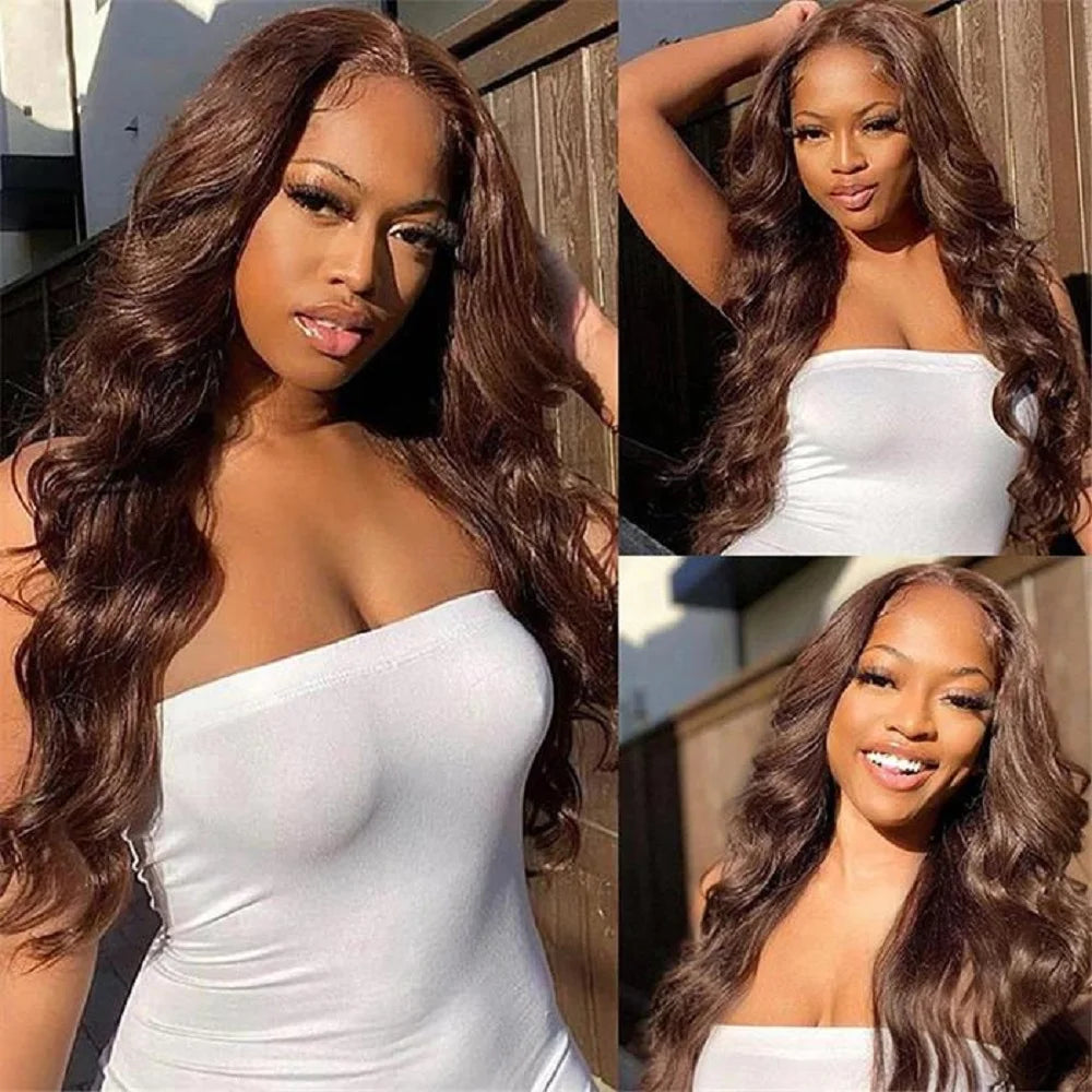 Hairvev Lace Front Human Hair Wig Body Wave Brazilian
